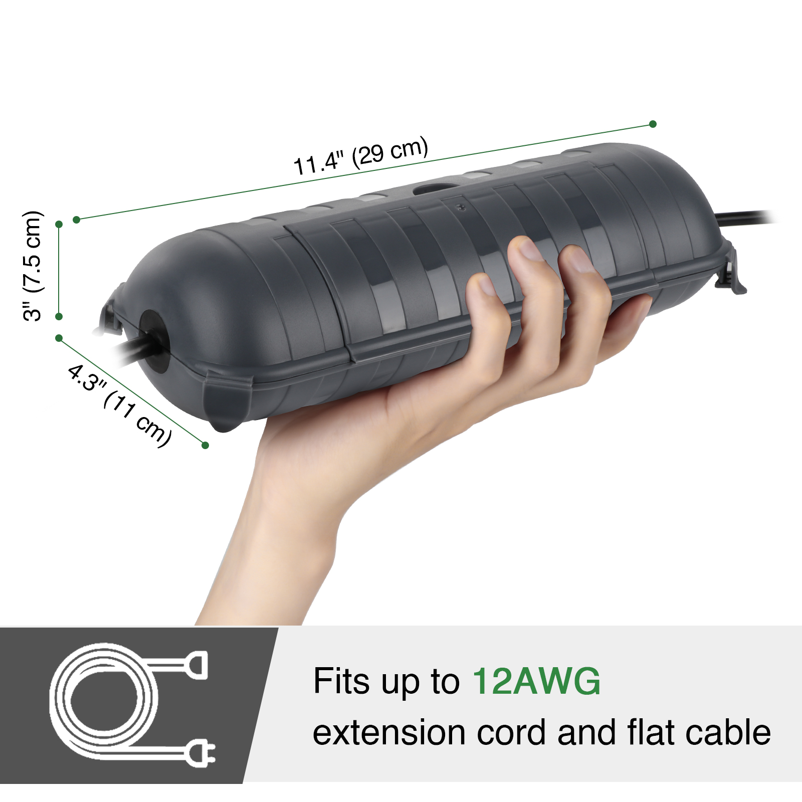 Large Weatherproof Outdoor Ele - Outdoor Power Strip Weatherproof 评论和价格