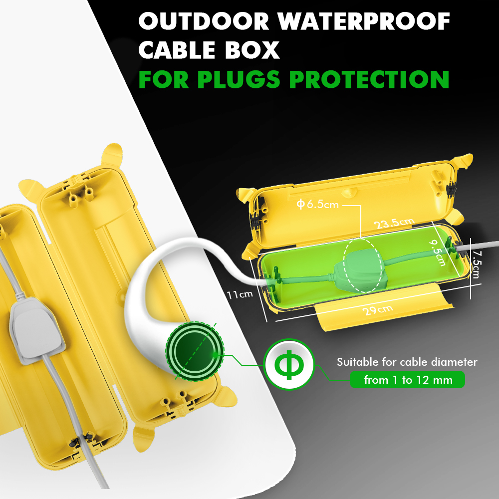 Outdoor Extension Cord Cover 2 - Outdoor Power Strip Weatherproof 评论和价格