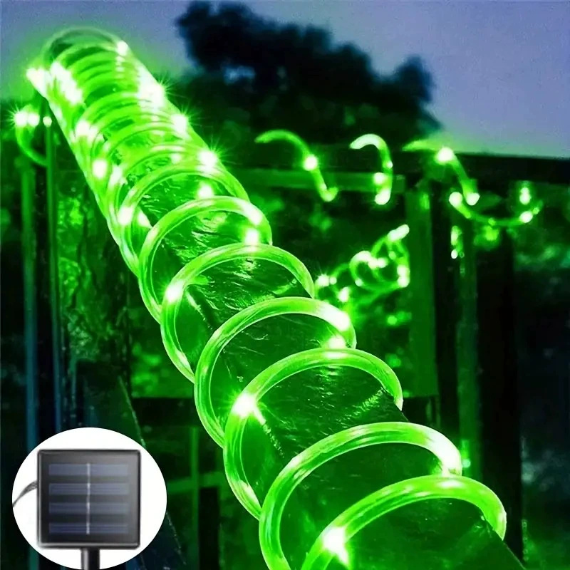 Solar Rope Lights Solar LED Li - Outdoor Power Strip Weatherproof 评论和价格