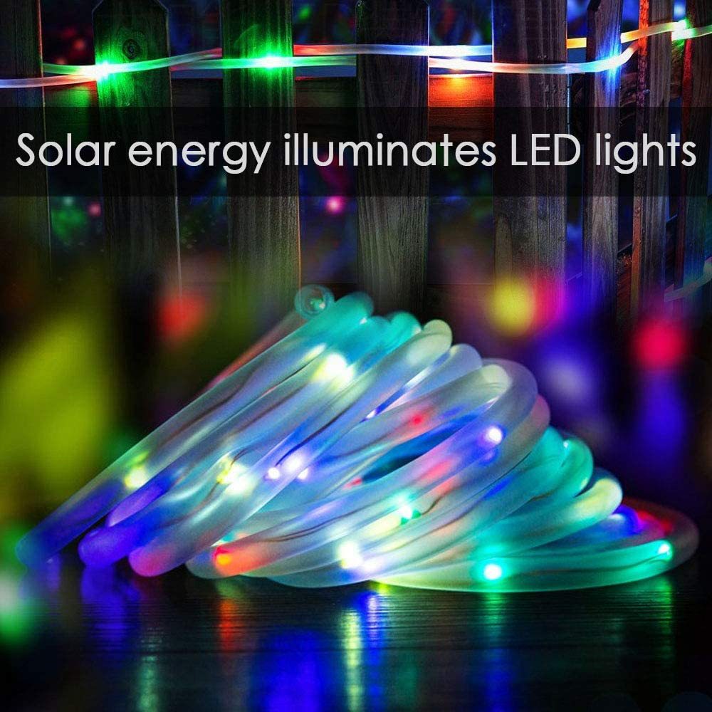 Outdoor Solar-Powered 120 LED  - Outdoor Use Power Strip 评论和价格